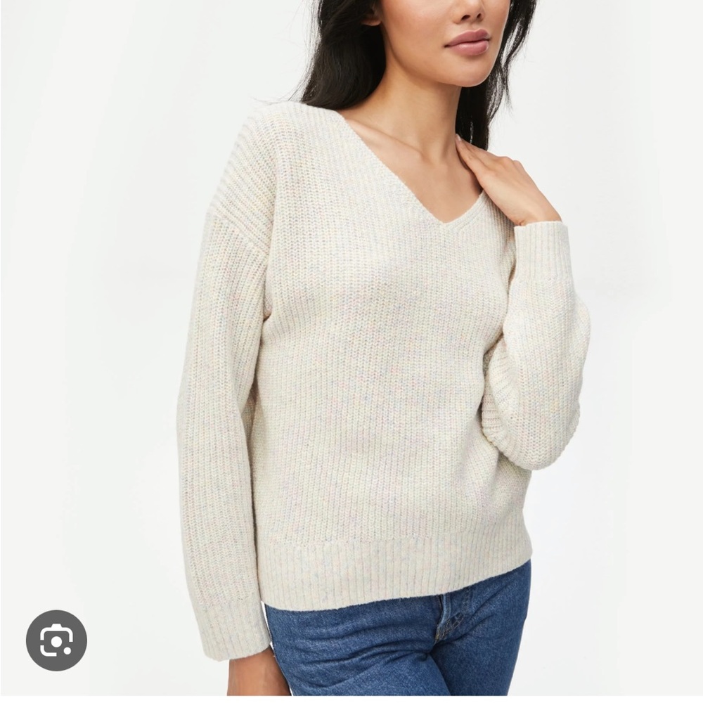 Dom Pullover Sweater, Chalk Combo